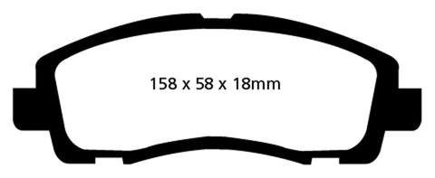 EBC 09-14 Acura TL 3.5 Redstuff Front Brake Pads - DP31753C