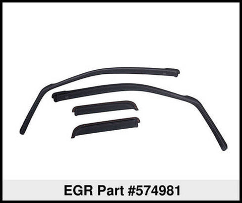 EGR 05+ Toyota Tacoma Crew Cab In-Channel Window Visors - Set of 4 - 574981
