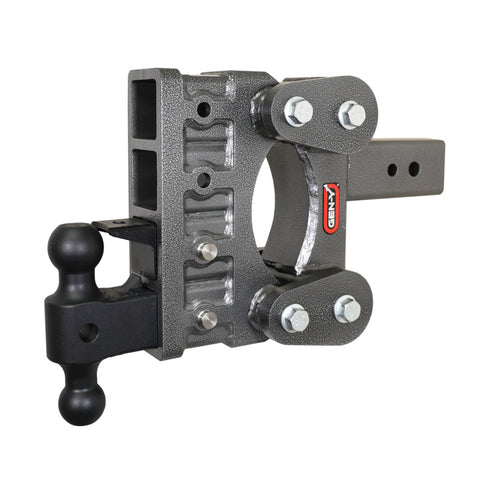 Gen-Y The Boss Torsion-Flex 3in Shank 6in Drop 21K Hitch w/GH-061 Dual-Ball/GH-062 Pintle Lock - GH-1824