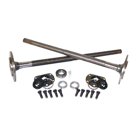 Yukon Gear One Piece Axles For 76-79 Model 20 CJ7 Quadratrack w/ Bearings and 29 Splines / Kit - YCJQ