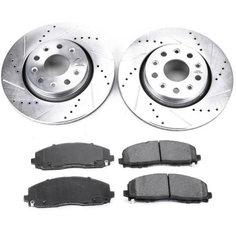 Power Stop 18-19 Jeep Wrangler Front Z23 Evolution Sport Brake Kit - K7940