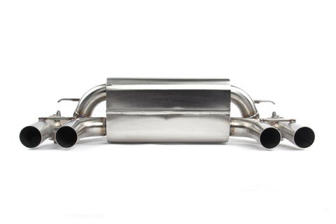 Dinan 19-21 BMW M2 Competition (F87) Free Flow Axleback Exhaust System w/X-Pipe - Black Tips - D660-0082-BLK