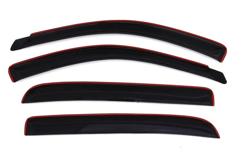 AVS 06-08 Dodge RAM 1500 Mega Cab Ventvisor In-Channel Front & Rear Window Deflectors 4pc - Smoke - 194845