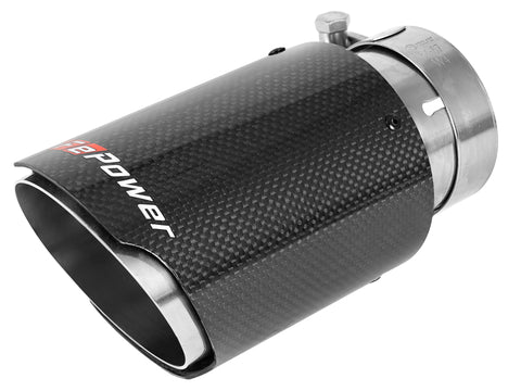 aFe 18-20 Audi RS5 Coupe MACH Force-Xp 3in to 2.5in 304 SS Axle-Back Exhaust System-Quad Carbon Tips - 49-36427-C