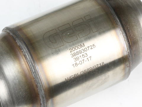 aFe POWER 14-18 Chevrolet Corvette C7 & Z06 Twisted Steel 3in 304 Stainless Steel Mid Pipe w/ Cat - 48-34130-1YC