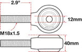 SPC Performance XAXIS Rod End Ball Joint - 15755