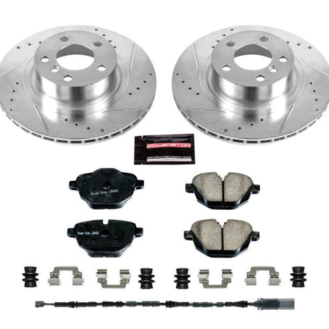 Power Stop 11-17 BMW X3 Rear Z23 Evolution Sport Brake Kit - K6040