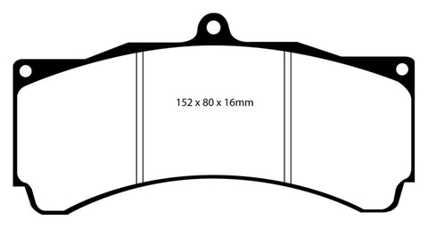 EBC Brakes Yellowstuff Performance Brake Pads - DP4032R