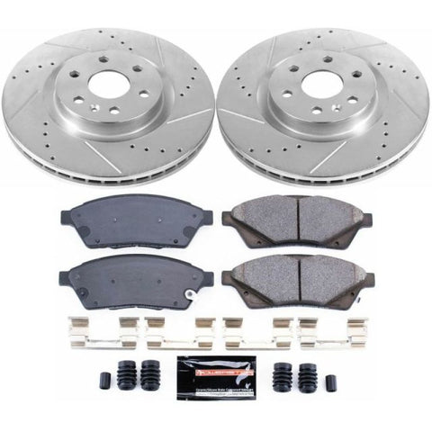 Power Stop 10-16 Cadillac SRX Front Z23 Evolution Sport Brake Kit - K5545