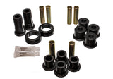 Energy Suspension 91-94 Ford Explorer/Bronco II 2WD/4WD Black Rear Leaf Spring Bushing Set - 4.2124G
