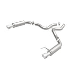 MagnaFlow Axle Back, SS, 3in, Competition, Dual Split Polished 4.5in Tip 2015 Ford Mustang GT V8 5.0 - 19103