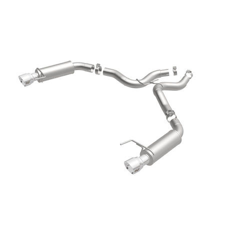 MagnaFlow Axle Back, SS, 3in, Competition, Dual Split Polished 4.5in Tip 2015 Ford Mustang GT V8 5.0 - 19103