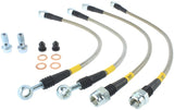 StopTech 07-08 Cadillac Escalade Stainless Steel Rear Brake Lines - 950.66502