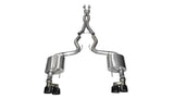 Corsa 2015-2017 Ford Mustang GT 5.0 3in Cat Back Exhaust Black Quad Tips (Xtreme) - 14335BLK