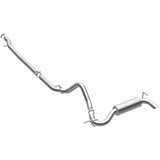 MagnaFlow 12-14 Jeep Wrangler 4dr Single Straight Rear P/S Exit Stainless C/B Performance Exhaust - 15117