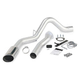 Banks Power 07-10 Chevy 6.6L LMM ECSB-CCLB Monster Exhaust System - SS Single Exhaust w/ Chrome Tip - 47784