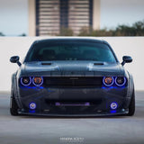 Oracle 0814 Dodge Challenger Dynamic Surface Mount Headlight/Fog Light Halo Kit COMBO - 1458-332