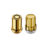 McGard SplineDrive Tuner 4 Lug Install Kit w/Locks & Tool (Cone) M12X1.5 / 13/16 Hex - Gold - 65457GD