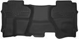 Husky Liners 14-15 Chevy Silverado Double Cab X-Act Contour Black 2nd Row Floor Liners - 53911