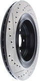 StopTech 09 Infiniti FX50 SportStop Slotted & Drilled Rear Left Rotor - 127.42105L