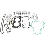 Vertex Pistons 2017 RZR XP 4 Turbo 925cc/2017 RZR XP Turbo 925cc Top End Piston Kit - VTKTC24426B-1