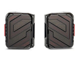 Raxiom 07-18 Jeep Wrangler JK Axial Series Trident LED Tail Lights- Blk Housing (Smoked Lens) - J173718