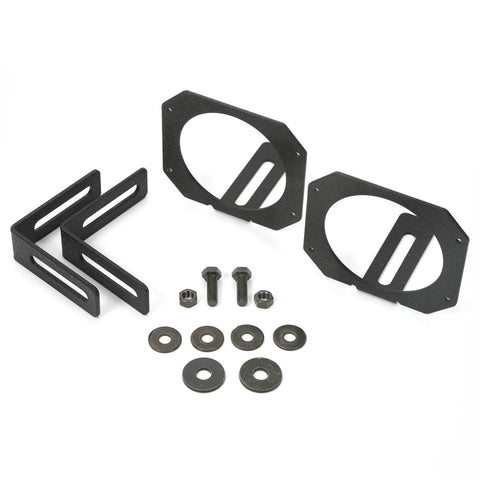 Rugged Ridge 07-18 Jeep Wrangler JK 3.5in Round / 3in Cube LED Light Mount Brackets - 11232.23
