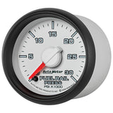 Autometer Factory Match Diesel Fuel Rail Pressure Gauge 52.4mm 0-30K PSI SE, Cummins 6.7 L, Dodge - 8593