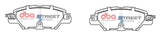DBA 16-18 Mazda CX-5 Street Series Rear Brake Pads - DB2414SS
