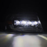 AlphaRex 04-08 Ford F-150 (No 2004 Heritage) NOVA-Series LED Proj HL Alpha-Blk w/Actv Lgt / Seq. Sig - 880128