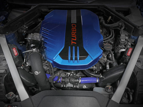 aFe Kia Stinger 18-22 V6-3.3L (tt) BladeRunner Hot Charge Pipe- Black - 46-20508-B
