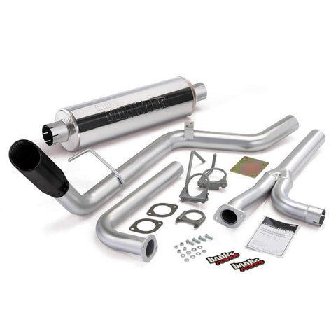 Banks Power 04-14 Nissan 4.0L Frontier All Cab/Beds Monster Exh Sys - SS Single Exh w/ Black Tip - 48125-B