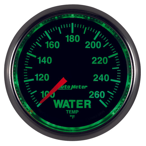 Autometer GS 100-260 degree Electronic Water Temperature Gauge - 3855
