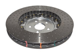 DBA 16-20 Lexus GS F Front 5000 Series Cross Drilled Rotor w/Silver Hat - 52788SLVXD