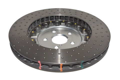 DBA 16-20 Lexus GS F Front 5000 Series Cross Drilled Rotor w/Silver Hat - 52788SLVXD