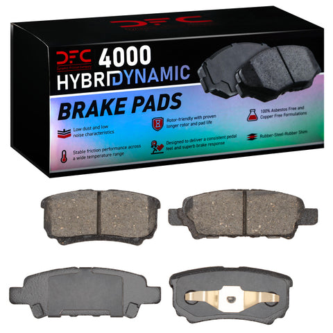 DFC 04-17 Mitsubishi Outlander Rear 4000 Hybridynamic Brake Pads - 4000-1037-00