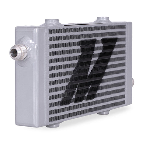 Mishimoto Universal Small Bar and Plate Cross Flow Silver Oil Cooler - MMOC-SP-SSL