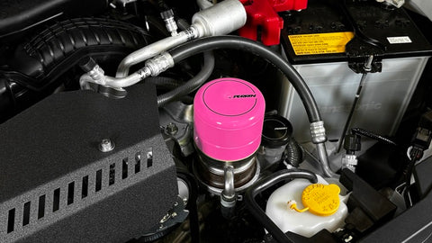 PERRIN 15-26 Subaru WRX & 13-26 BRZ/FR-S/86/GR86 Oil Filter Cover - Hyper Pink - PSP-ENG-716HP