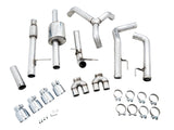 AWE Tuning 4th Gen GM 1500 5.3L 0FG Cat-Back Split Rear Exit (w/ Bumper Cutouts) - Quad Chrome Tips - 3015-42201