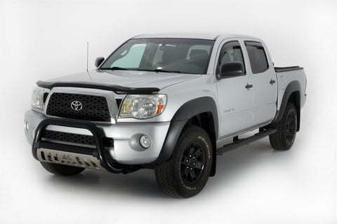 AVS 05-15 Toyota Tacoma Double Cab Ventvisor In-Channel Front & Rear Window Deflectors 4pc - Smoke - 194056