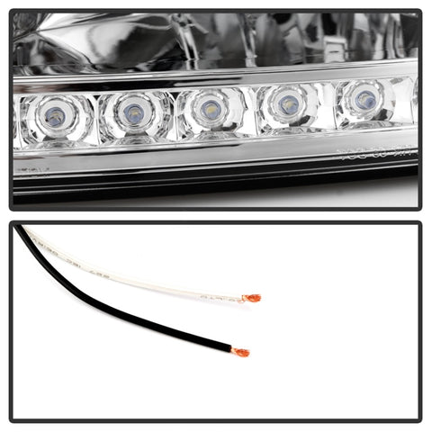 xTune Ford F150 97-03 Crystal Headlights w/ Clear LED Corners Chrome HD-ON-FF15097-LED-SET-C - 5014191