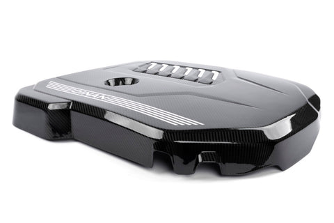 Dinan 19-26 BMW B58D (G01/G02/G20/G22/G23/G26/G42) Gloss Carbon Fiber Engine Cover w/Matte Accents - D590-0003