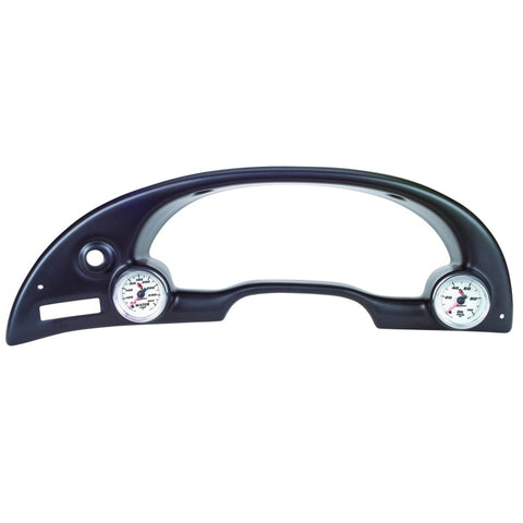 Autometer 94-00 Ford Mustang 52mm Black Dual Instrument Cluster Bezel - 10003