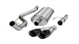 Corsa 11-13 Ford F-150 5.0L V8 Black Sport Cat-Back Exhaust - 14393BLK