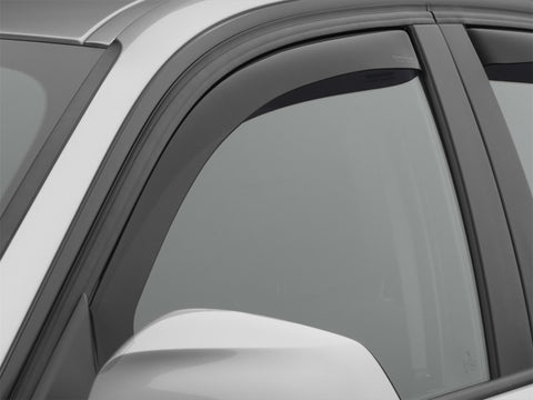 WeatherTech 12+ BMW 3-Series Front Side Window Deflectors - Dark Smoke - 80706