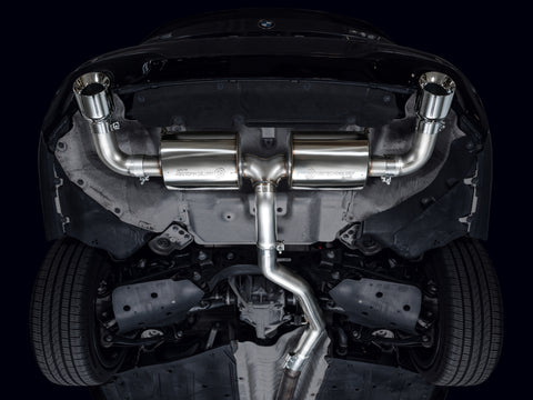AWE Tuning 19-23 BMW 330i / 21-23 BMW 430i Base G2X Touring Axle-Back Exhaust - Chrome Silver - 3015-32429