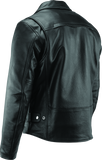 River Road Ironclad Classic Leather Jacket Black - Small - 094369