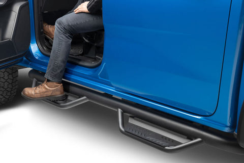 N-Fab Podium LG 2019 Ford Ranger Crew Cab All Beds - Tex. Black - Cab Length - 3in - HPF1981CC-TX