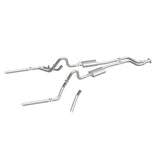 MagnaFlow SYS C/B 84-87 Buick Regal V6 3.8L Turbocharged SS 2.5in Street Series Dual Split Rear Exit - 16884