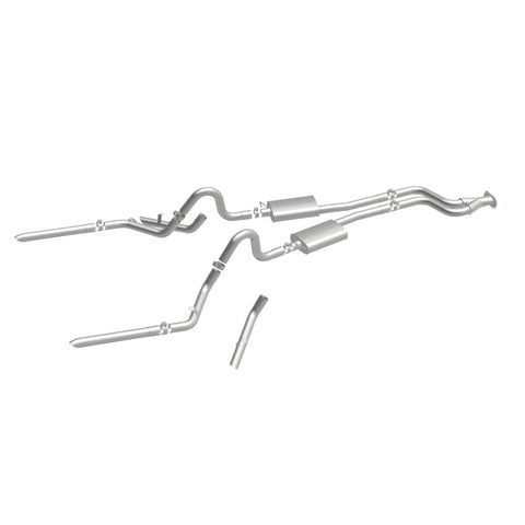 MagnaFlow SYS C/B 84-87 Buick Regal V6 3.8L Turbocharged SS 2.5in Street Series Dual Split Rear Exit - 16884
